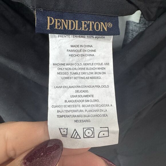 Pendleton Kiva Steps Pillow Shams King X2 Geometric Southwestern Pattern NEW - Picture 6 of 11